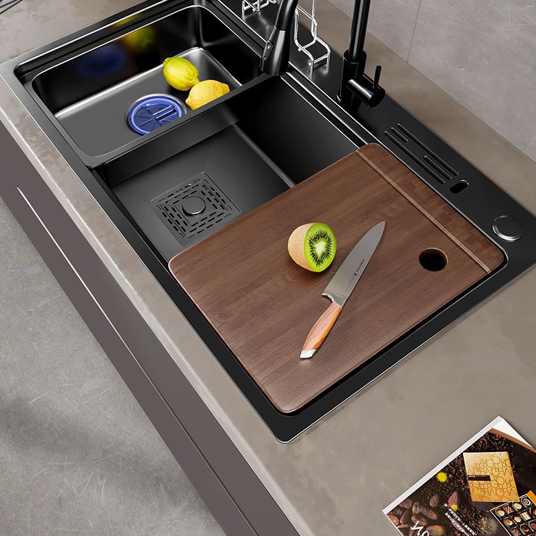 Classic Kitchen Sink Stainless Steel Corrosion Resistant Kitchen Sink with Faucet