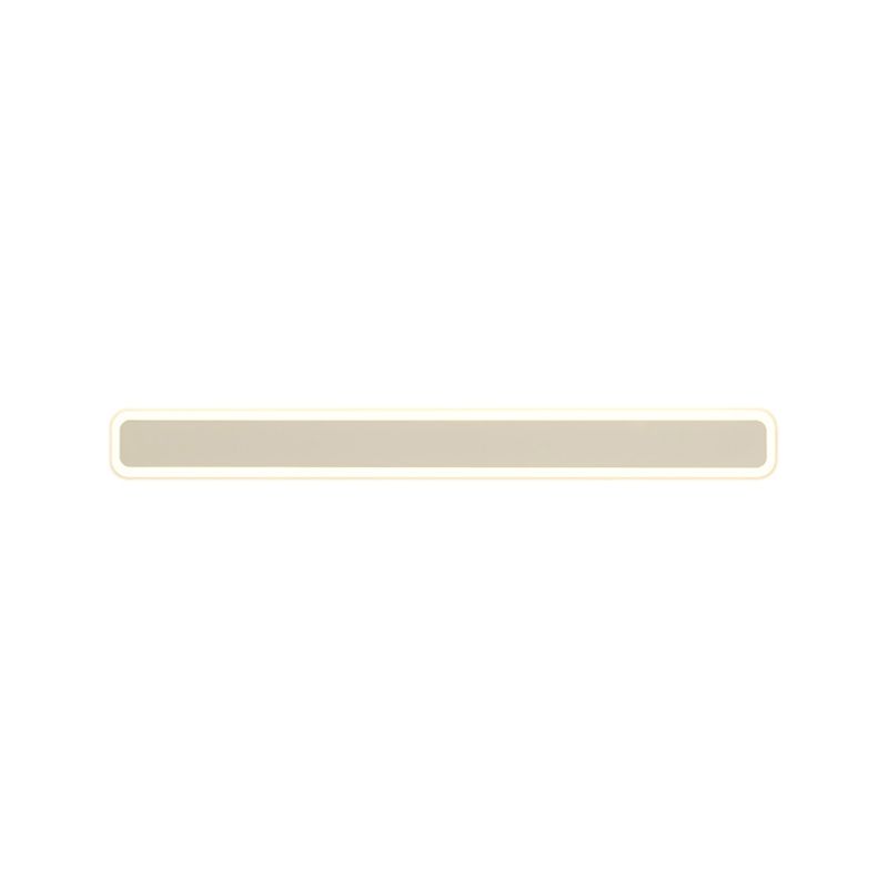 Modern Style Rectangle Shape Wall Sconce Acrylic 1 Light Sconces for Bedroom