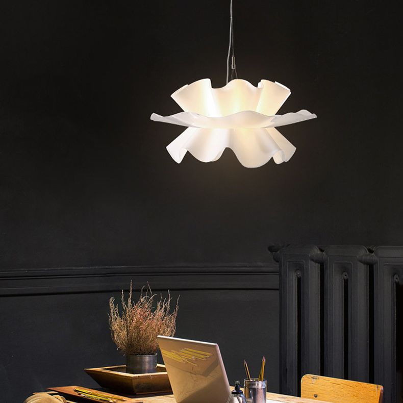 Contemporary 1 Head Acrylic Pendant Light Fitting Suspension Lighting Fixture for Cafe