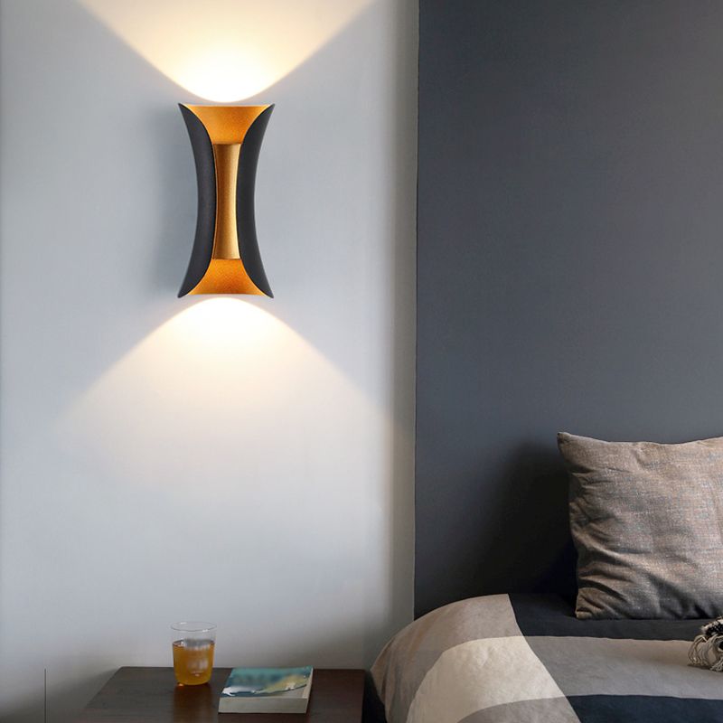 Modern Wall Washer Lighting Minimalist Metallic LED Wall Sconce for Sitting Room