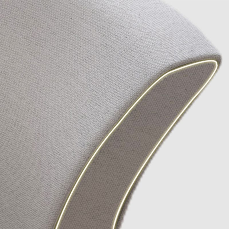 23.6"L x 22.0"W x 32.6"H Linen Chair Removable Cushions Accent Chair for Living Room