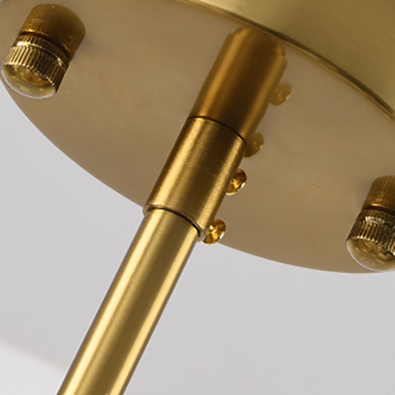 Designer Style Globe Chandelier Lighting Multi-Head Suspension Pendant Lamps with Glass Shade