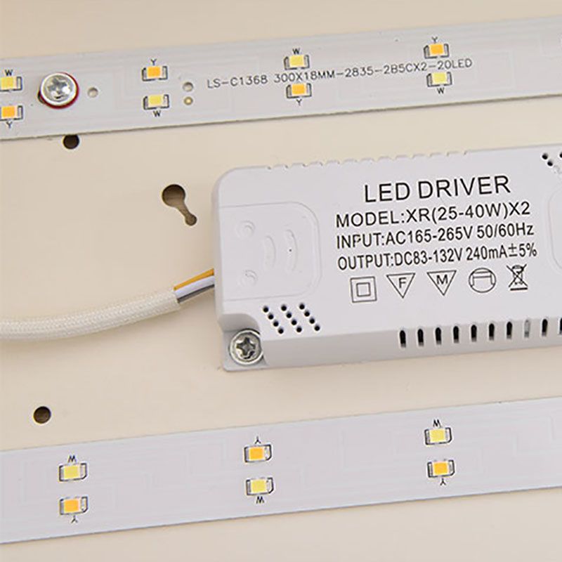 Nordic Hexagon Ceiling Light Metal Gold LED Flush Mount Light for Office