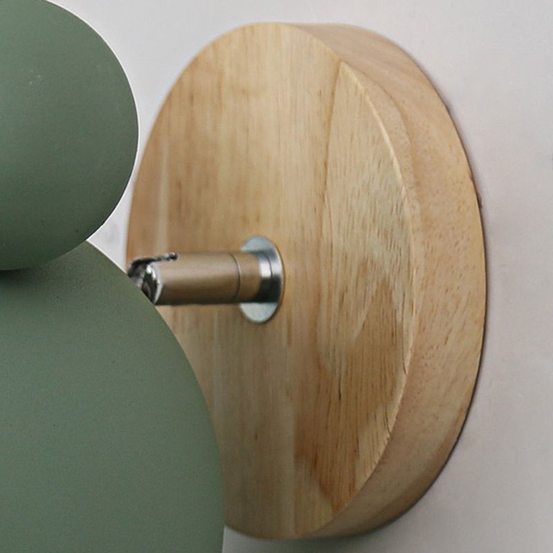 Metal Half Round Wall Mounted Lamps Modern Style 1 Light Wall Mount Lighting