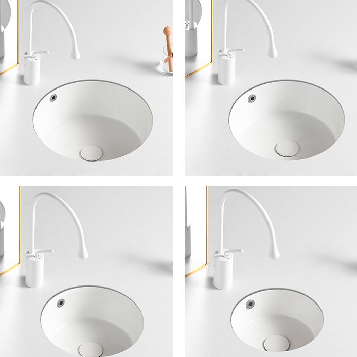 Modern Single Bowl Kitchen Sink Quartz Kitchen Sink with Round Shape