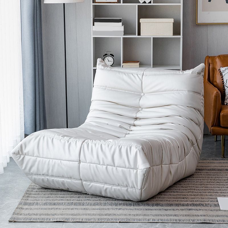 34.25"L x 40.16"W x 27.56"H Armless Sewn Pillow Back Chair,Modern Chair for Bedroom