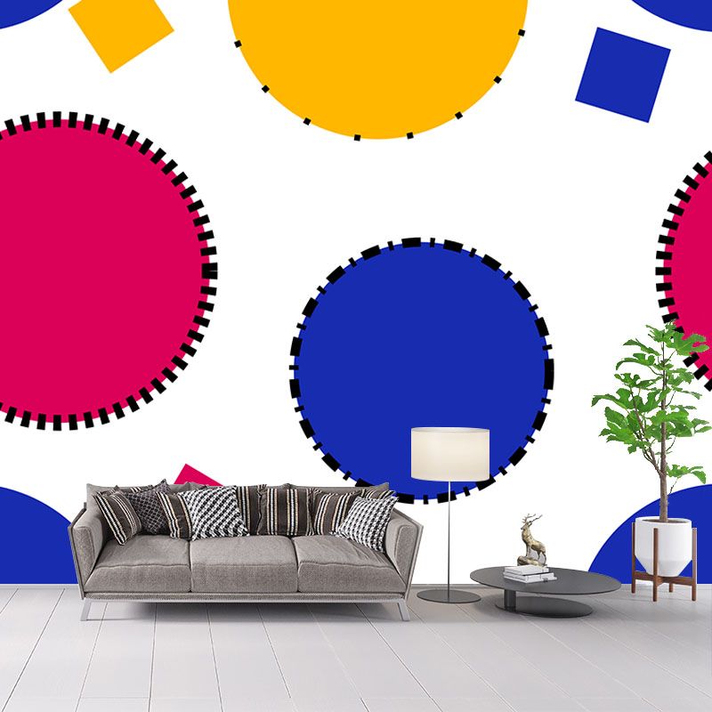 Geometry Illustration Mural Wallpaper Decorative Bedroom Wall Mural