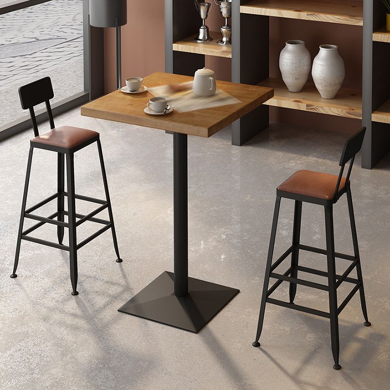 Contemporary Counter Height Stools Low Back Counter Chair for Restaurant