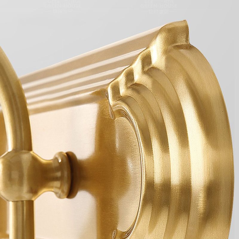 Vintage Simplicity Bell Vanity Gince Lights Grosted Glass Wall Mount luminaire pour salle de bain