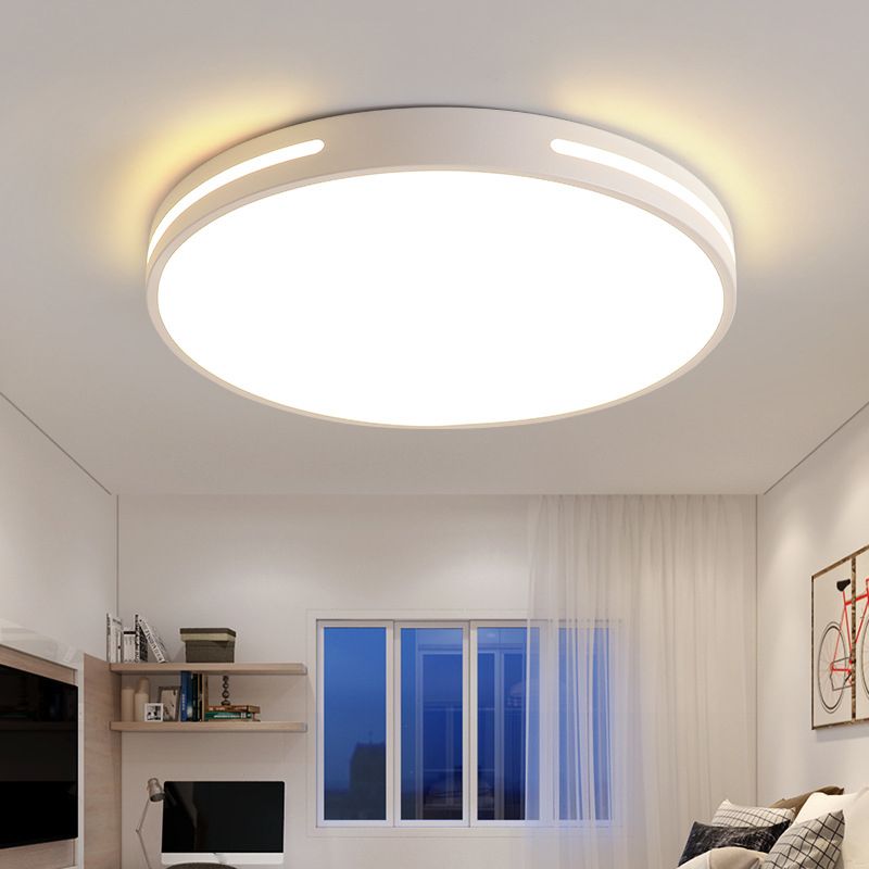 Minimalist Geometric Flush Mount Lighting Metal 1 Light Flush Ceiling Lights