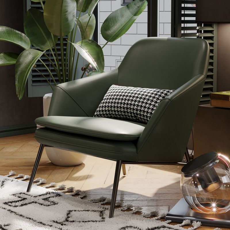 Arms Included Accent Armchair with Split Back, 32.68" W √ó 32.68" L √ó 33.46" H