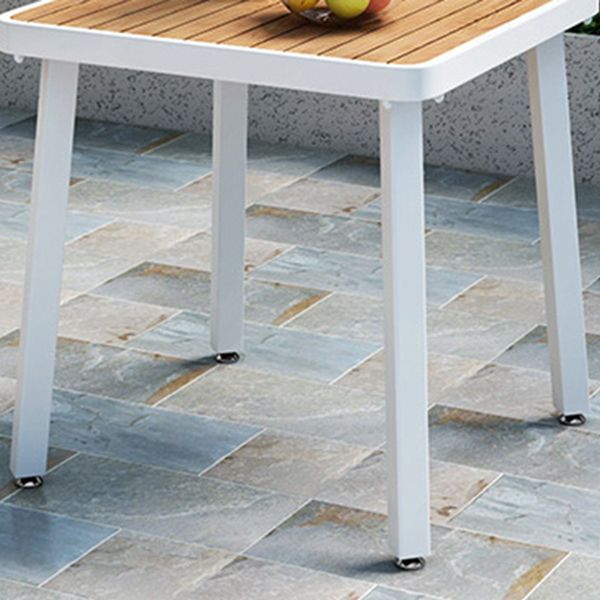 Industrial Dining Table Reclaimed Wood 4 Legs Dining Table without Chair