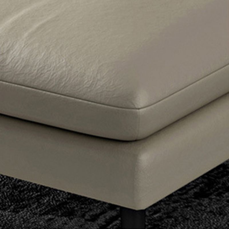 Flared Arm Fabric Sectional with Storage 4-seater Sofa & Chaise