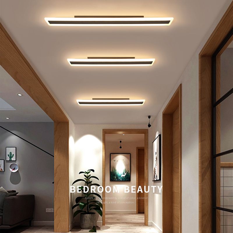 Linearer Schatten Metall Wandleuchte modern