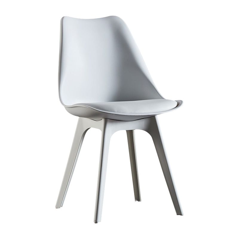 Moderner Plastikstuhl 33 "H Acryl -Solid -Rücken -Essstuhl für Restaurant
