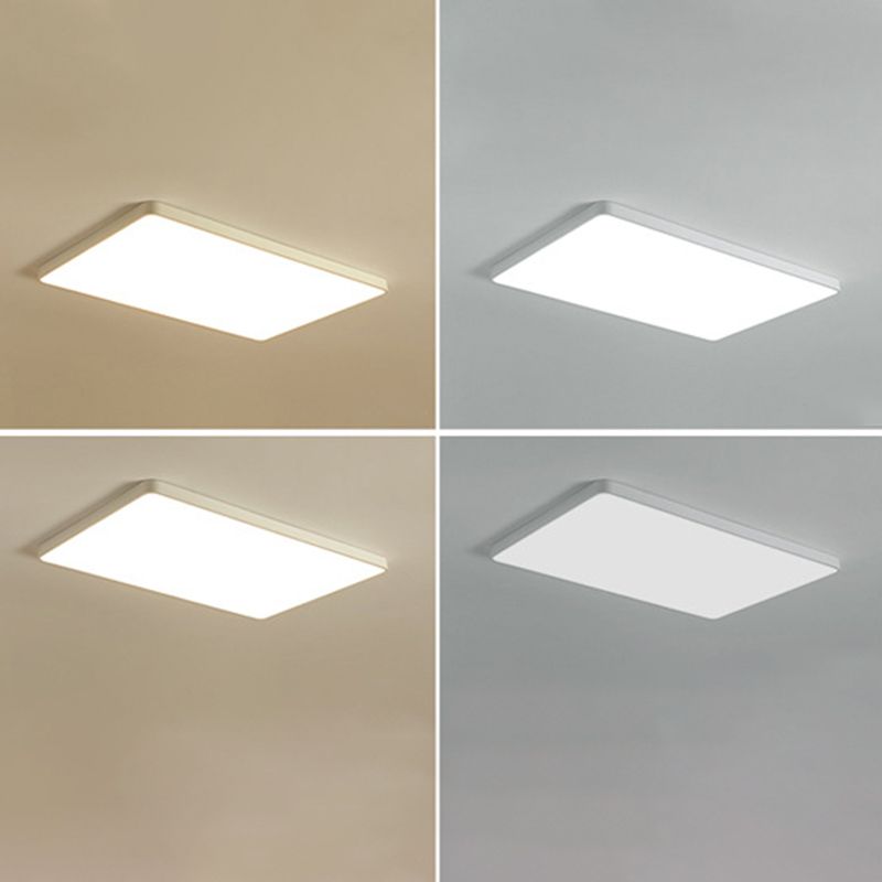 Geometrische Acryl-LED-Deckenleuchten im modernen Stil, 1-Licht-Unterputzlampen