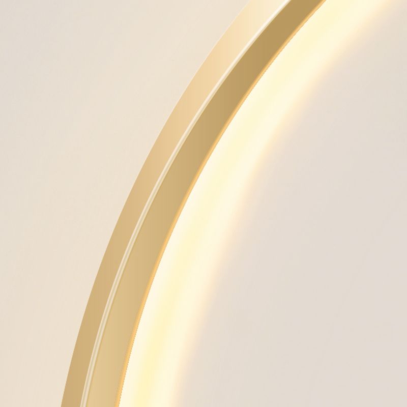 Runde Schatten Metall Wandleuchter moderner Stil mit einem leichten Wand montiertes Licht