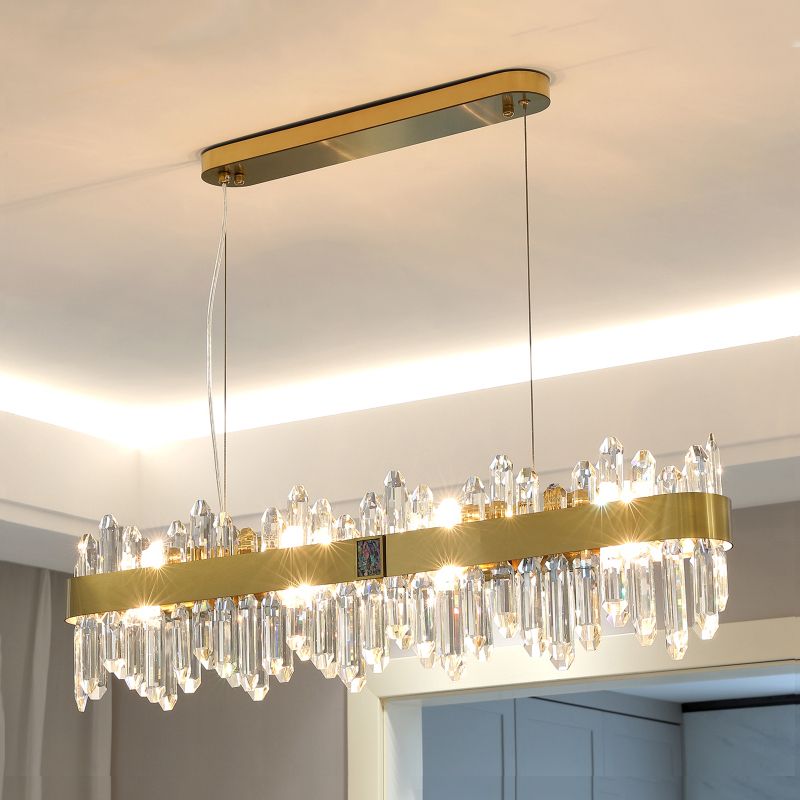 Modern Style Island Pendants Crystal Pendant Lights for Dining Room