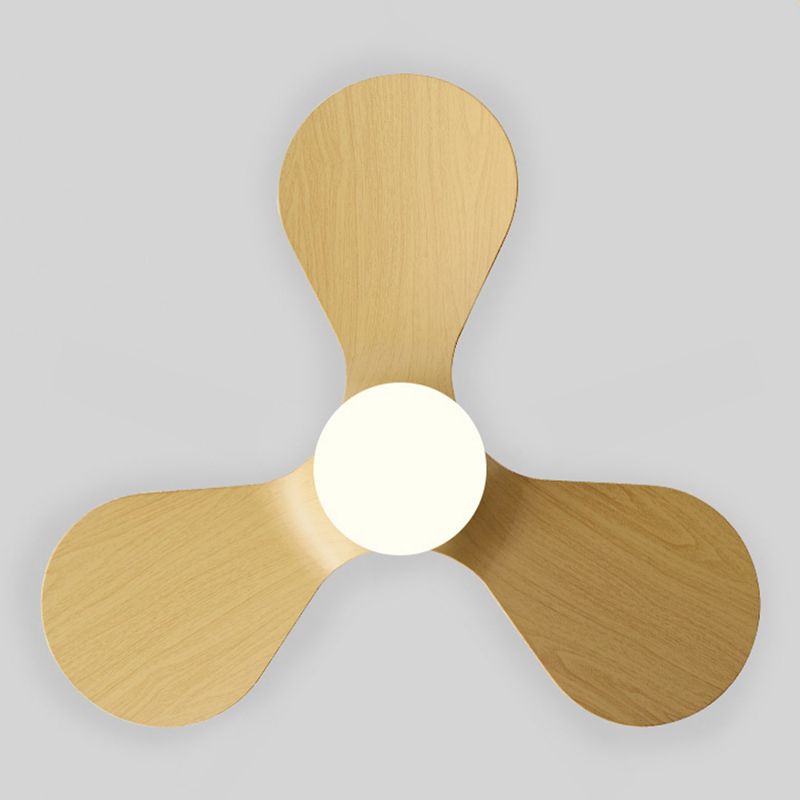 Fan Shape Metal Ceiling Fans Kid Style Single Light Ceiling Mount Fan Fixture