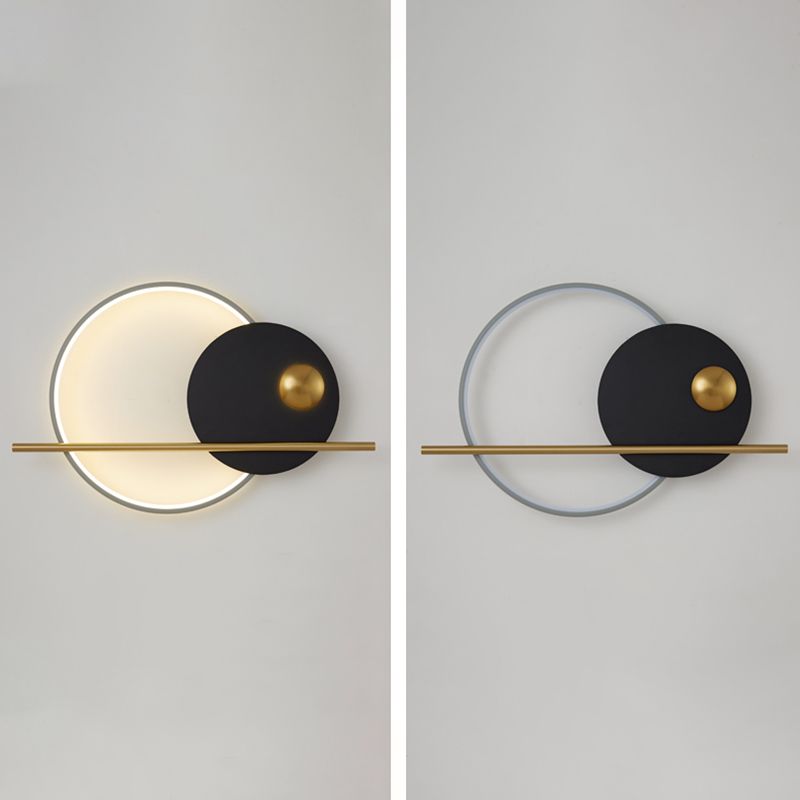Macaron LED Wall Mount Light 1-Light Wall Light with Silica Gel Shade for Bedroom