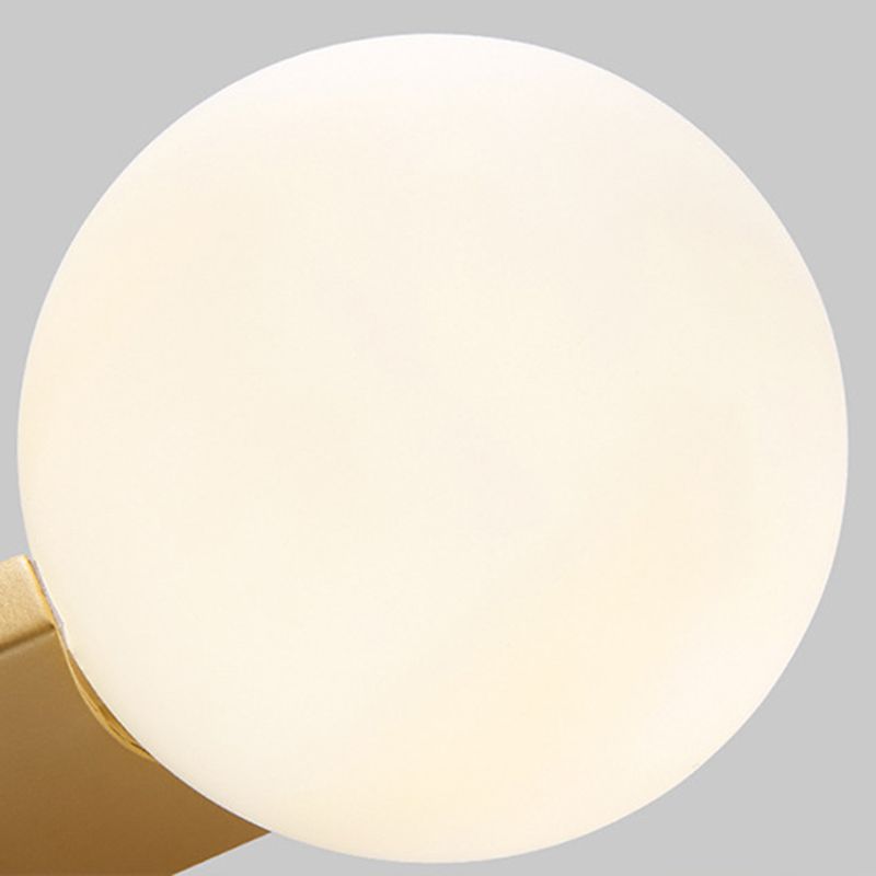 Ball Wall Sconce Lighting Modern Style Glass 1 Light Wall Mounted Light