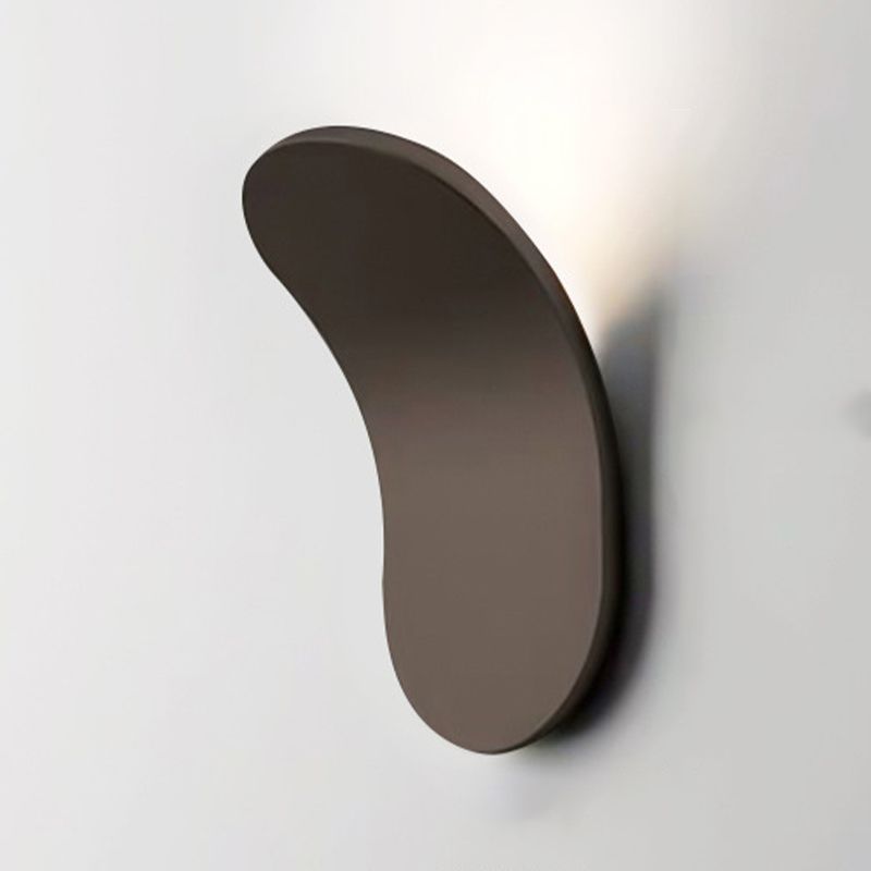 Modern LED Wall Sconce Geometric Shape Wall Light with Metal Shade for Living Room