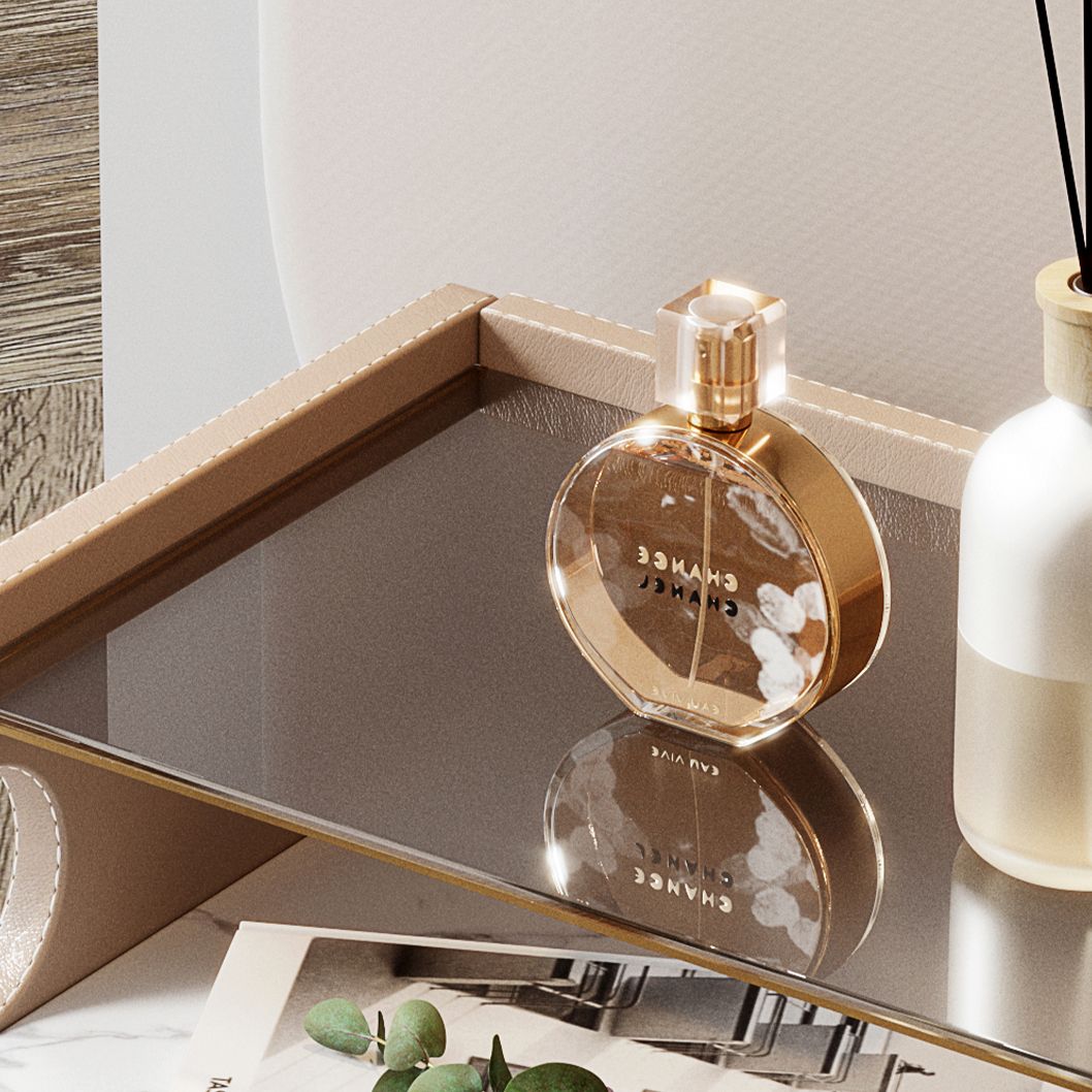 Contemporary Faux Leather Nightstand 21.65" Tall 2 - Drawer Nightstand