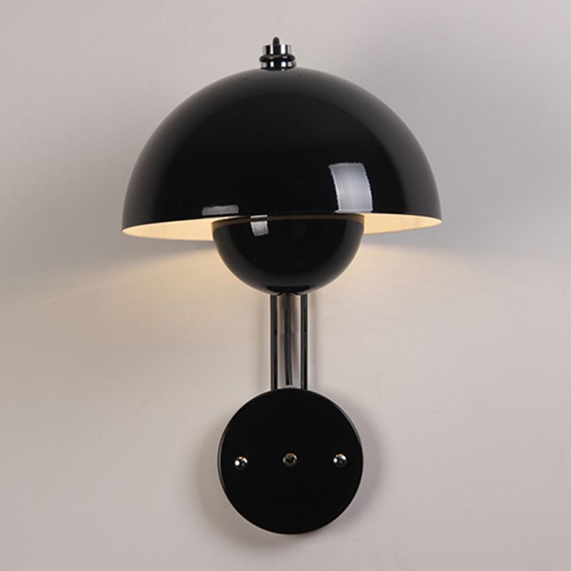 Metal Round Shape Wall Mount Lighting Nordic Macaroon 1-Light Wall Mounted Light Fixture