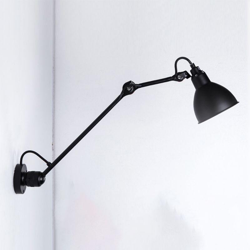 Luz de luz de pared de pared ajustable moderna de una bomba.