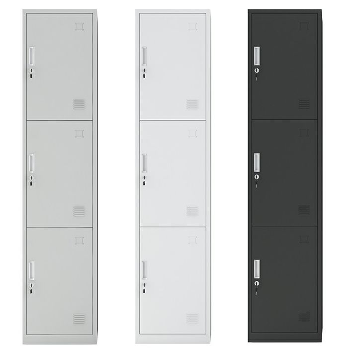 Steel Storage Cabinet Industrial Hinged Wardrobe Armoire for Home