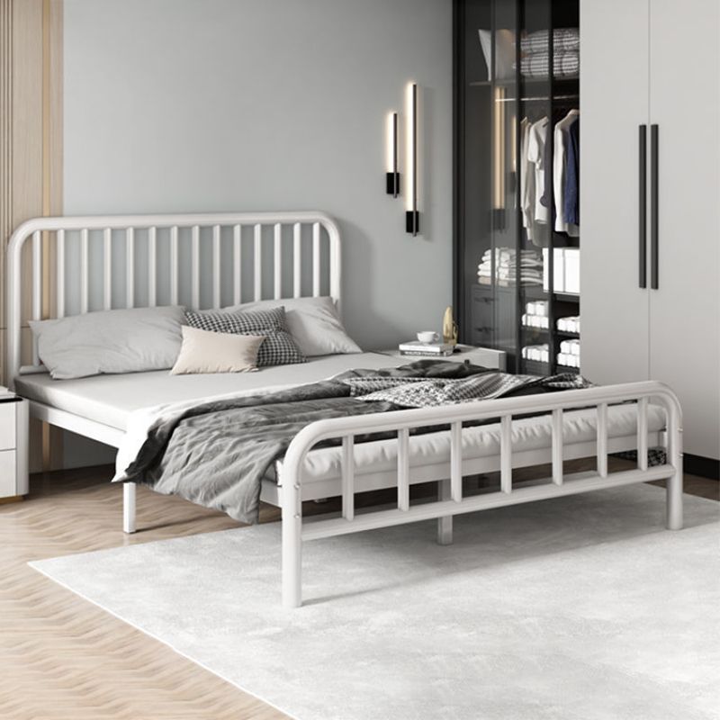Contemporary with Metal Legs Mattress Included Rectangular Slat Bed