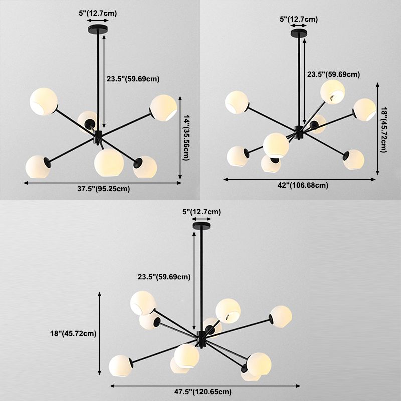 6/8/10 Lichten Kroonluchter Lamp Goud Simplicity Suspension Hanglamp