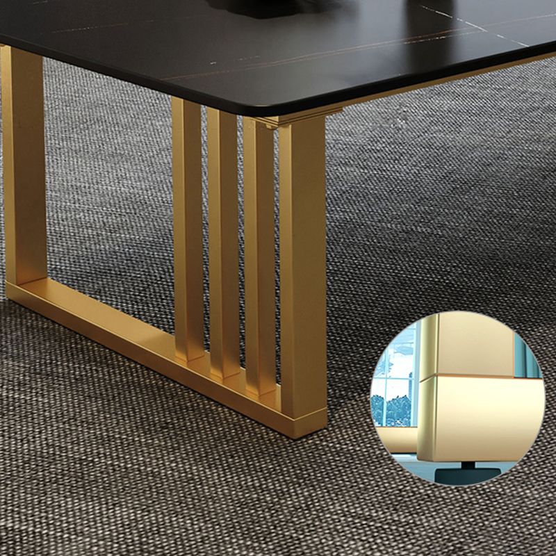 Frame Rectangle Bunching Tables Glam Slate Coffee or End Table