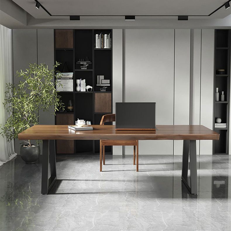 Industrial 1/2 Pieces Dining Set Solid Wood Dining Table for Home Use