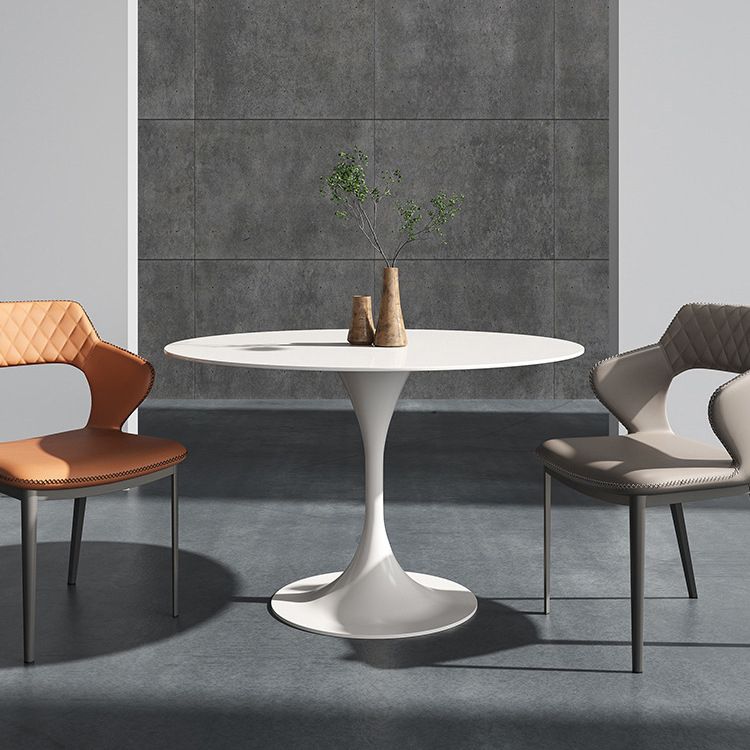 Dining Room Dinner Kitchen Table Tulip Base Round Dining Table