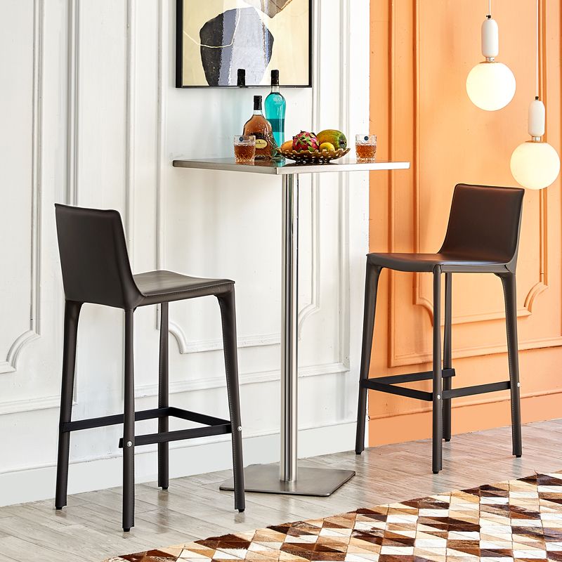 Industrial Pedestal Bar Table 43.3"H Metal Bistro Bar Desk in Silver