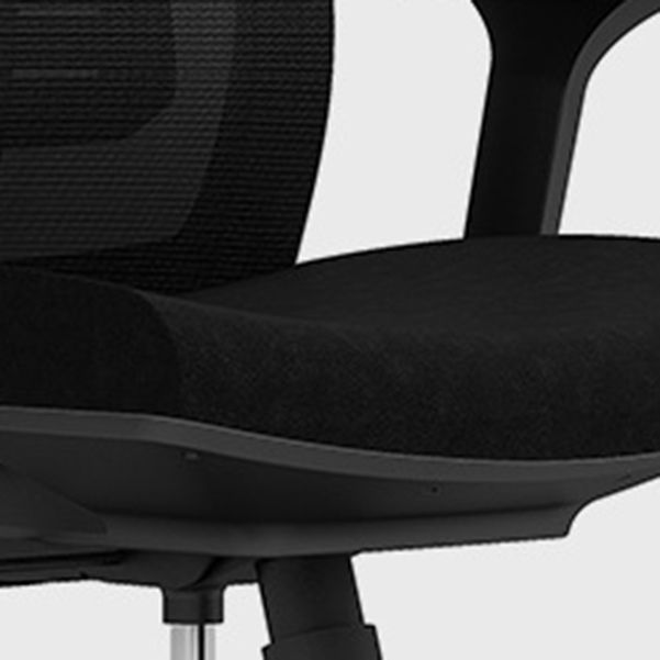 Contemporary Mid-Back Office Chair Adjustable Ergonomic Chair