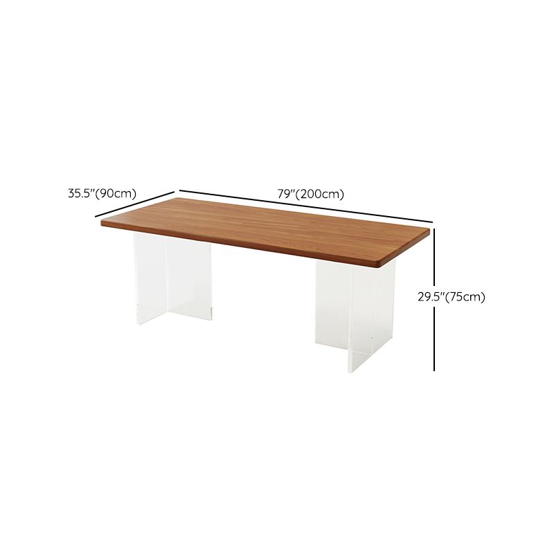 Modern Solid Wood Furniture 1/2/4/5 Pcs Standard Height Dining Room Table Set for Home
