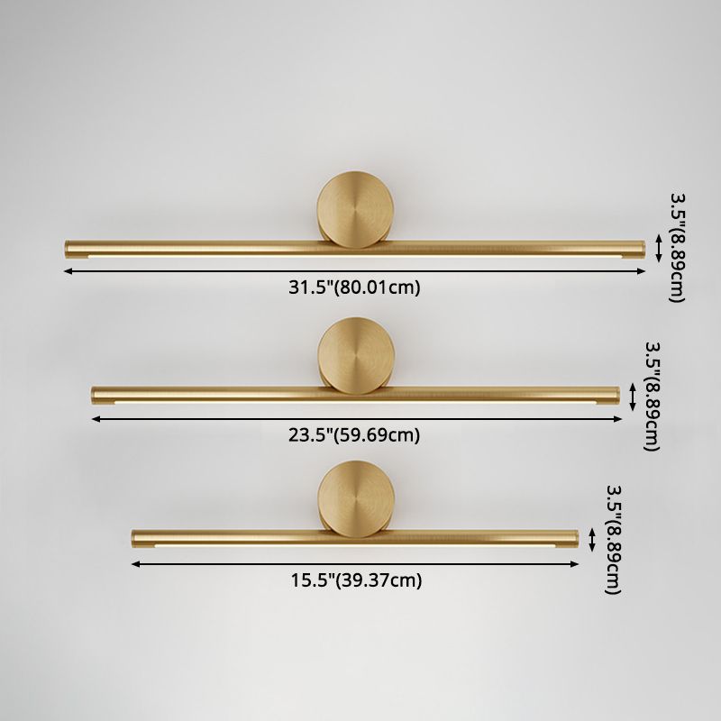 Linear Metal Wall Mounted Lights Modern Wall Sconce Lighting for Bathroom