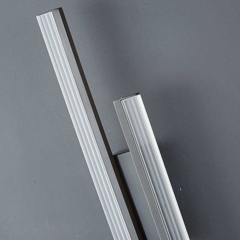 2-Light Linear Wall Light Modern Metal Wall Lights for Living Room