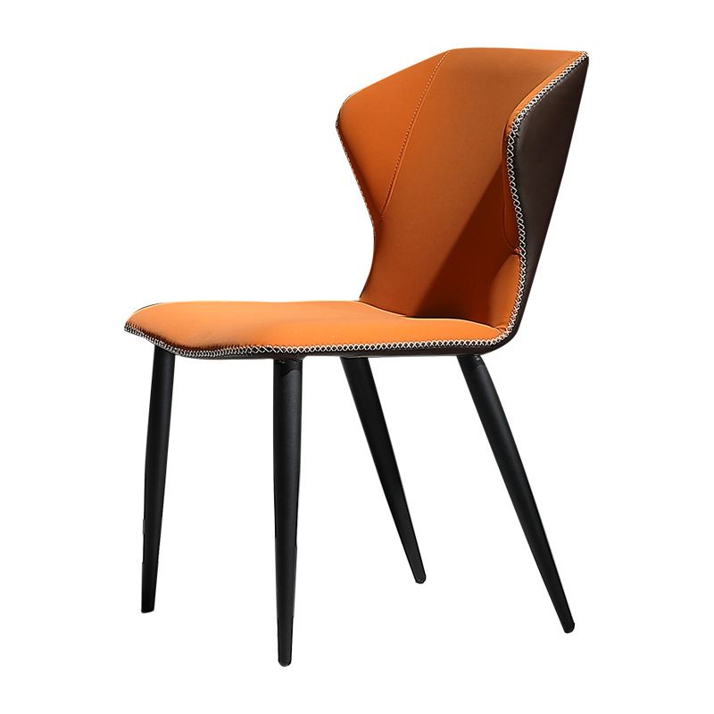 Industrial Side Chair Wingback Dining Room Chair for Dining Room