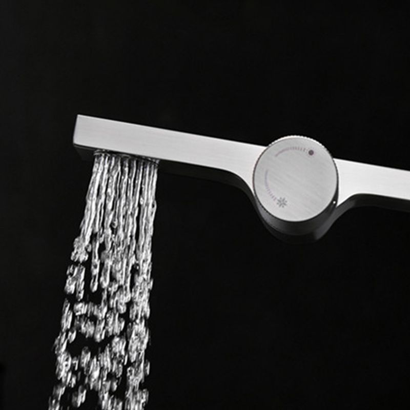 Contemporary Vessel Sink Bathroom Faucet Knob Handle Low Arc Vessel Sink Faucet