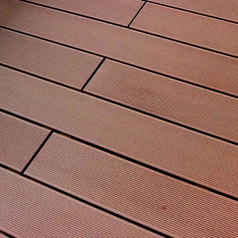Modern Outdoor Deck Plank Striped Pattern Waterproof Slip Resistant Floor Board