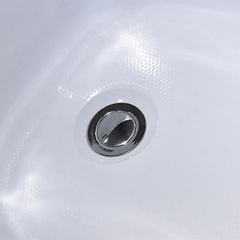 Soaking Acrylic Bathtub Antique Finish Rectangular Back to Wall Bath Tub