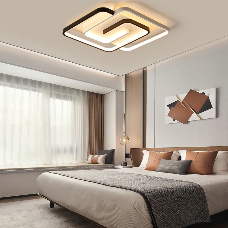 Moderne Semi Flush Mount Light Armatuur Acryl Flush Light Fixtures