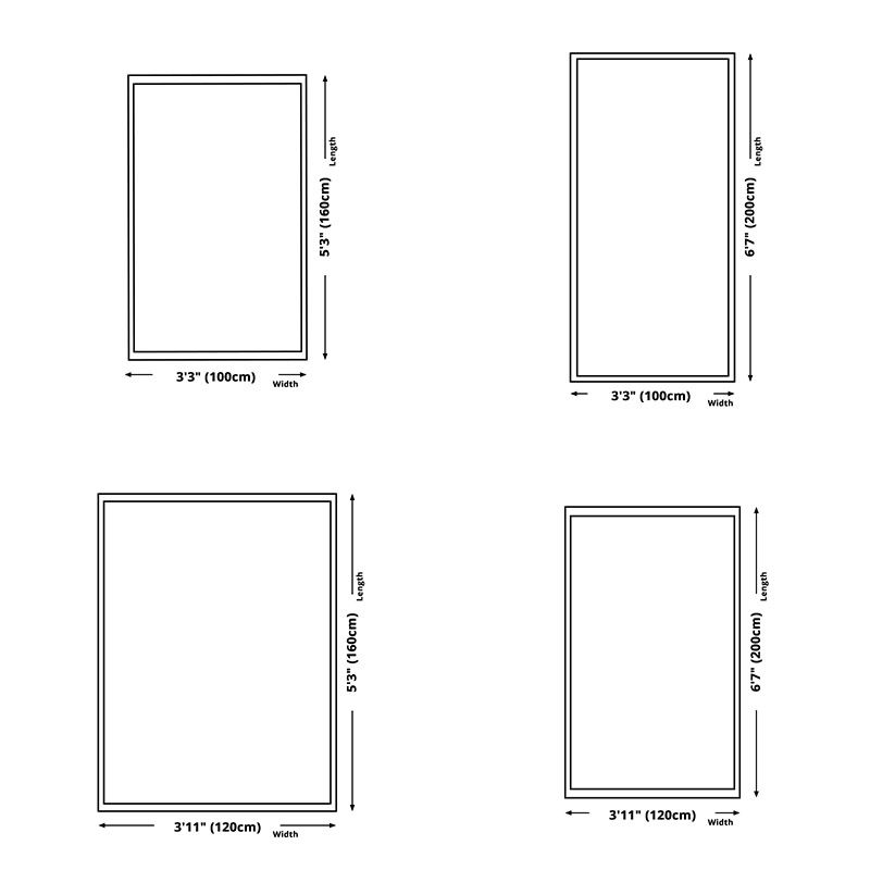 Modern Colorblock Rug Morandi Color Area Rug Polyester Easy Care Carpet for Living Room