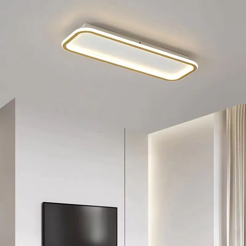 Rechteckige Metall-LED-Unterputz-Leuchte Moderne Deckenleuchte mit moderner Deckenleuchte