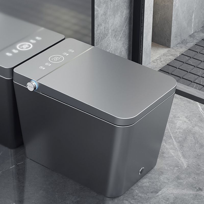 Contemporary Siphon Jet Flush Toilet Floor Mount Toilet Bowl for Bathroom