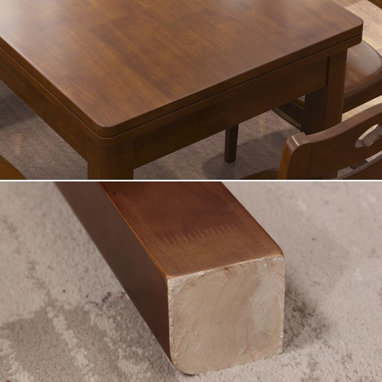 Traditional Standard Solid Wood Dining Room Set of Rectangle Shape for Kitchen Table Set