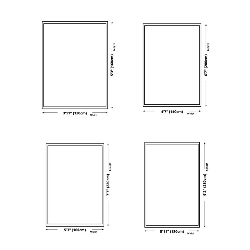 Classical Graphic Printed Rug Polyester Carpet Stain Resistant Area Rug for Home Decoration